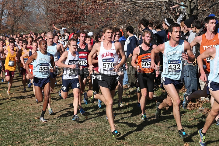 2012NCAA XC-128.JPG - 2012 NCAA D1 Cross Country Championships, November 17, 2012, held in Louisville, KY.